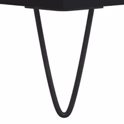 VidaXL 830719 nightstand/bedside table Black - Additional view 7