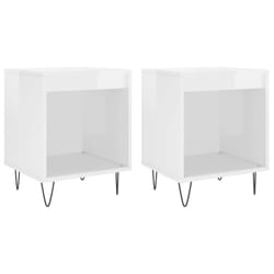 VidaXL 830721 nightstand/bedside table White