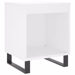 VidaXL 830732, White, Metal, Wood, 400 mm, 350 mm, 500 mm, 1 pc(s)