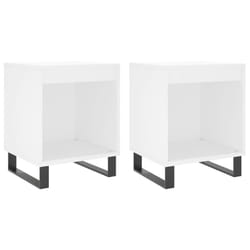 VidaXL 830733 nightstand/bedside table White
