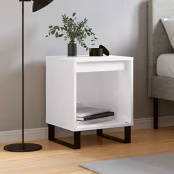 VidaXL 830736 nightstand/bedside table White