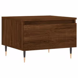 vidaXL Coffee Table Side Table End Accent Telephone Sofa Table Engineered Wood - brown oak, 2 pcs - Additional view 4