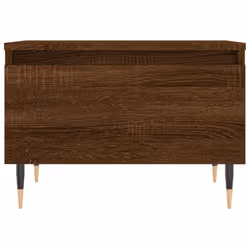vidaXL Coffee Table Side Table End Accent Telephone Sofa Table Engineered Wood - brown oak, 2 pcs - Additional view 5