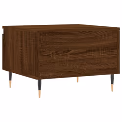 vidaXL Coffee Table Side Table End Accent Telephone Sofa Table Engineered Wood - brown oak, 2 pcs - Additional view 8