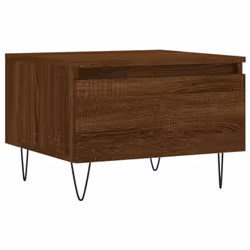 vidaXL Coffee Table Side Table End Accent Telephone Sofa Table Engineered Wood - brown oak, 2 pcs - Additional view 4