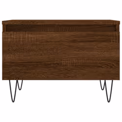 vidaXL Coffee Table Side Table End Accent Telephone Sofa Table Engineered Wood - brown oak, 2 pcs - Additional view 5
