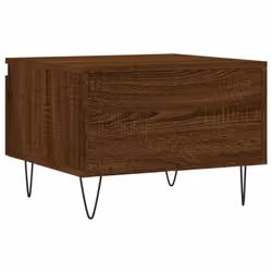 vidaXL Coffee Table Side Table End Accent Telephone Sofa Table Engineered Wood - brown oak, 2 pcs - Additional view 8