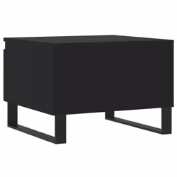 vidaXL Coffee Table Side Table End Accent Telephone Sofa Table Engineered Wood - black, 2 pcs - Additional view 8