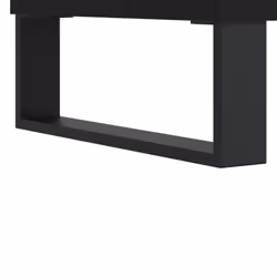 vidaXL Coffee Table Side Table End Accent Telephone Sofa Table Engineered Wood - black, 2 pcs - Additional view 9