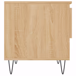 vidaXL Coffee Table Side Table End Accent Telephone Sofa Table Engineered Wood - sonoma oak, 2 pcs - Additional view 7