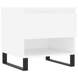 vidaXL Coffee Table Side Table End Accent Telephone Sofa Table Engineered Wood - white