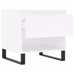 vidaXL Coffee Table Side Table End Accent Telephone Sofa Table Engineered Wood - white, 2 pcs - Additional view 6