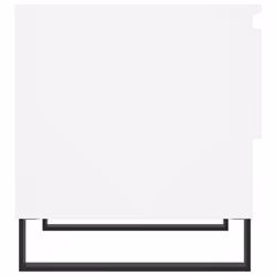 vidaXL Coffee Table Side Table End Accent Telephone Sofa Table Engineered Wood - white, 2 pcs - Additional view 7