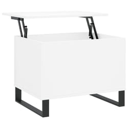 vidaXL Coffee Table Side Table End Accent Telephone Sofa Table Engineered Wood - white