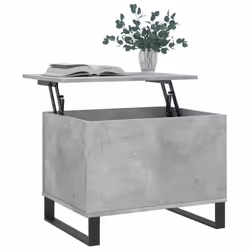 vidaXL Coffee Table Side Table End Accent Telephone Sofa Table Engineered Wood - concrete grey