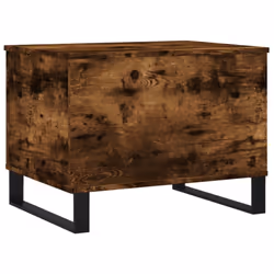 vidaXL Coffee Table Side Table End Accent Telephone Sofa Table Engineered Wood - smoked oak - Additional view 4