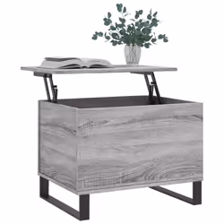 vidaXL Coffee Table Side Table End Accent Telephone Sofa Table Engineered Wood - grey sonoma - Additional view 2