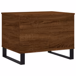 vidaXL Coffee Table Side Table End Accent Telephone Sofa Table Engineered Wood - brown oak - Additional view 4