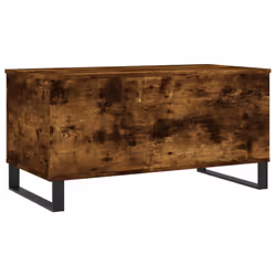 vidaXL Coffee Table Side Table End Accent Telephone Sofa Table Engineered Wood - smoked oak - Additional view 4