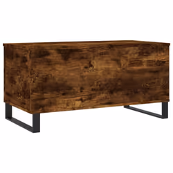 vidaXL Coffee Table Side Table End Accent Telephone Sofa Table Engineered Wood - smoked oak - Additional view 7