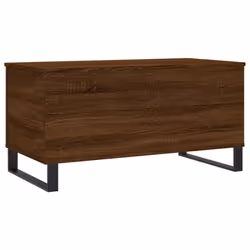 vidaXL Coffee Table Side Table End Accent Telephone Sofa Table Engineered Wood - brown oak - Additional view 7
