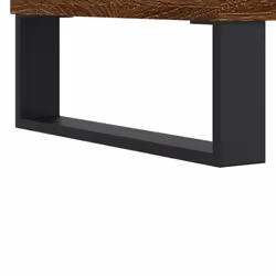 vidaXL Coffee Table Side Table End Accent Telephone Sofa Table Engineered Wood - brown oak - Additional view 8
