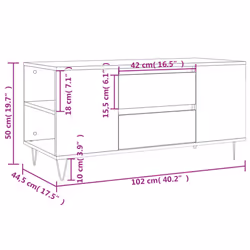 VidaXL 831003 coffee/side/end table - Additional view 10