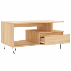 vidaXL Coffee Table Side Table End Accent Telephone Sofa Table Engineered Wood - sonoma oak - Additional view 5