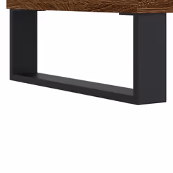 vidaXL Coffee Table Side Table End Accent Telephone Sofa Table Engineered Wood - brown oak - Additional view 8