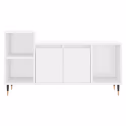 vidaXL TV Cabinet TV Unit Sideboard Media Unit TV Stand White Engineered Wood - Additional view 4