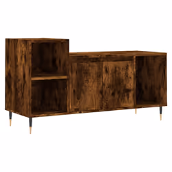 vidaXL TV Cabinet TV Unit Sideboard TV Stand Media Cabinet Engineered Wood - smoked oak