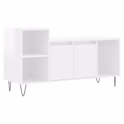 vidaXL TV Cabinet TV Unit Sideboard TV Stand Media Cabinet Engineered Wood - high gloss white