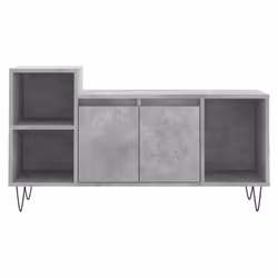 vidaXL TV Cabinet TV Unit Sideboard TV Stand Media Cabinet Engineered Wood - concrete grey - Additional view 4