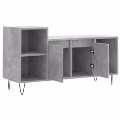 vidaXL TV Cabinet TV Unit Sideboard TV Stand Media Cabinet Engineered Wood - concrete grey - Additional view 5