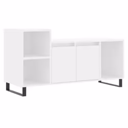 vidaXL TV Cabinet TV Unit Sideboard TV Stand Media Cabinet Engineered Wood - white