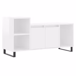 vidaXL TV Cabinet TV Unit Sideboard TV Stand Media Cabinet Engineered Wood - high gloss white