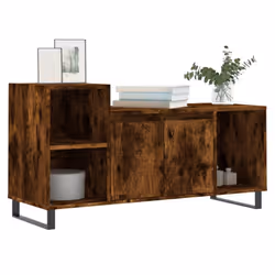 vidaXL TV Cabinet TV Unit Sideboard TV Stand Media Cabinet Engineered Wood - smoked oak