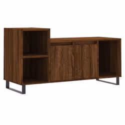 vidaXL TV Cabinet TV Unit Sideboard TV Stand Media Cabinet Engineered Wood - brown oak