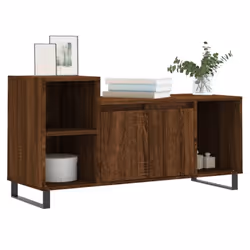 vidaXL TV Cabinet TV Unit Sideboard TV Stand Media Cabinet Engineered Wood - brown oak