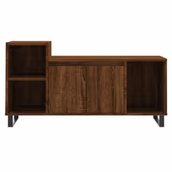 vidaXL TV Cabinet TV Unit Sideboard TV Stand Media Cabinet Engineered Wood - brown oak - Additional view 4