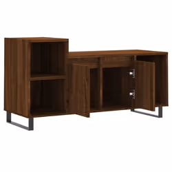 vidaXL TV Cabinet TV Unit Sideboard TV Stand Media Cabinet Engineered Wood - brown oak - Additional view 5