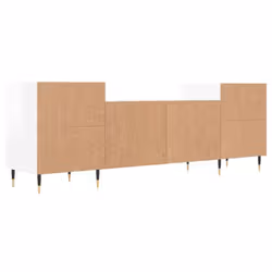 vidaXL TV Cabinet TV Unit Sideboard TV Stand Media Cabinet Engineered Wood - high gloss white - Additional view 7