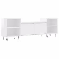 VidaXL 831342, White, Metal, Wood, 1600 mm, 350 mm, 550 mm, 1 pc(s)