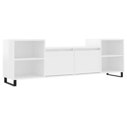vidaXL TV Cabinet TV Unit Sideboard TV Stand Media Cabinet Engineered Wood - high gloss white