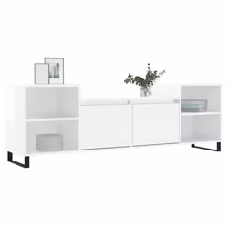 vidaXL TV Cabinet TV Unit Sideboard TV Stand Media Cabinet Engineered Wood - high gloss white