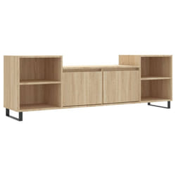 vidaXL TV Cabinet TV Unit Sideboard TV Stand Media Cabinet Engineered Wood - sonoma oak
