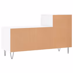 vidaXL Shoe Cabinet Shoe Cupboard Shoe Storage Rack Shelf Engineered Wood - high gloss white - Additional view 7