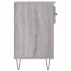 vidaXL Shoe Cabinet Shoe Cupboard Shoe Storage Rack Shelf Engineered Wood - grey sonoma - Additional view 6