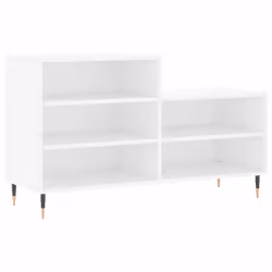 vidaXL Shoe Cabinet Shoe Cupboard Shoe Storage Rack Shelf Engineered Wood - white