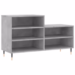 vidaXL Shoe Cabinet Shoe Cupboard Shoe Storage Rack Shelf Engineered Wood - concrete grey